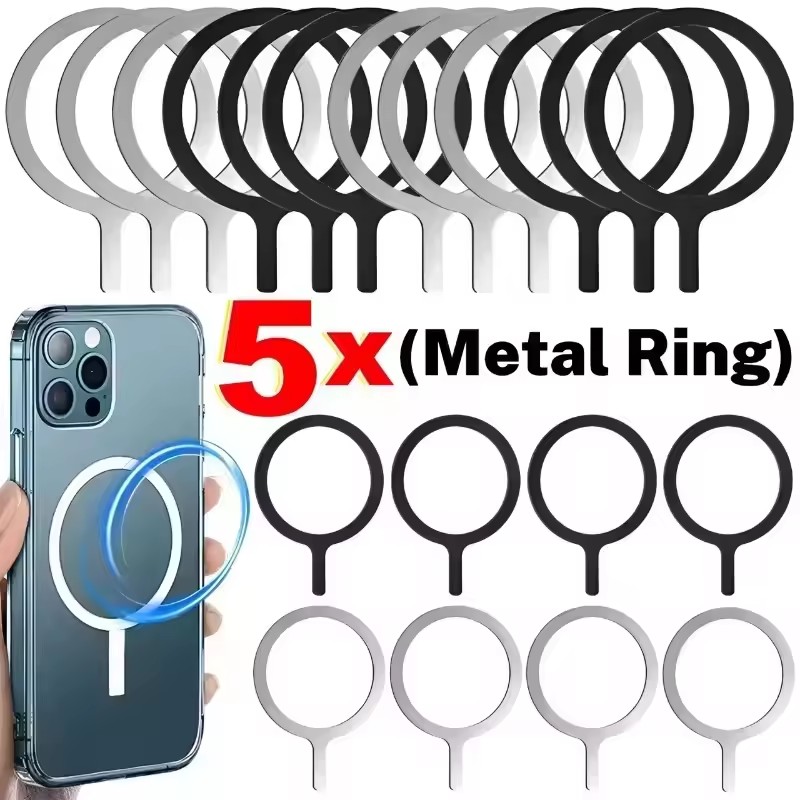 Car Phone Holder Magnetic - Cincin Pelat Logam Magnetik Universal Stainless