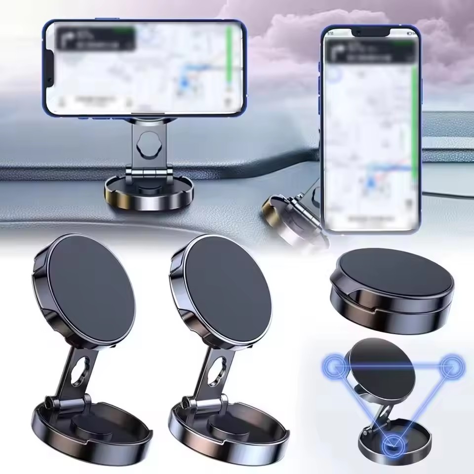 Car Phone Holder Magnetic - Penyangga Ponsel Magnetik Kuat 720 °