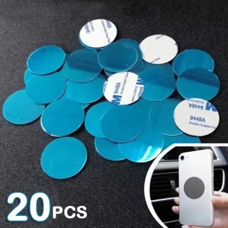 Car Phone Holder Magnetic - 1/50Pcs Stiker Pelat Logam Ultra Tipis