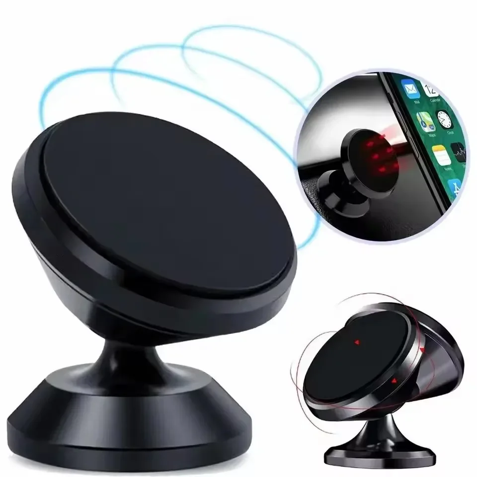 Car Phone Holder Magnetic - Penyangga Ponsel Magnetik untuk Mobil, Dudukan