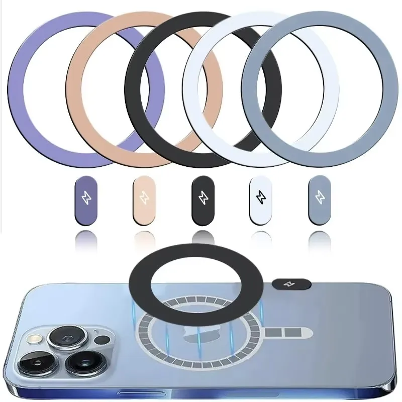 Car Phone Holder Magnetic - 5/1Pcs Cincin Stiker Pelat Logam Universal