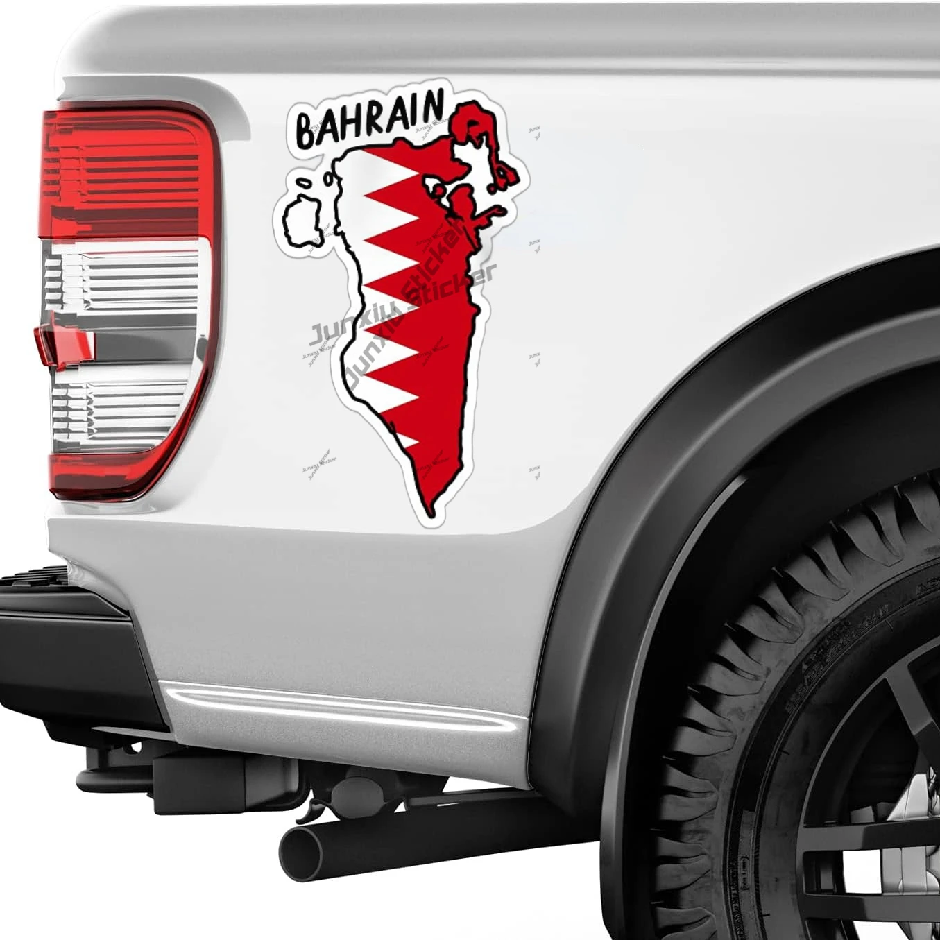 135 garis besar dengan bendera - Car Accessories Bahrain ulasan dan harga