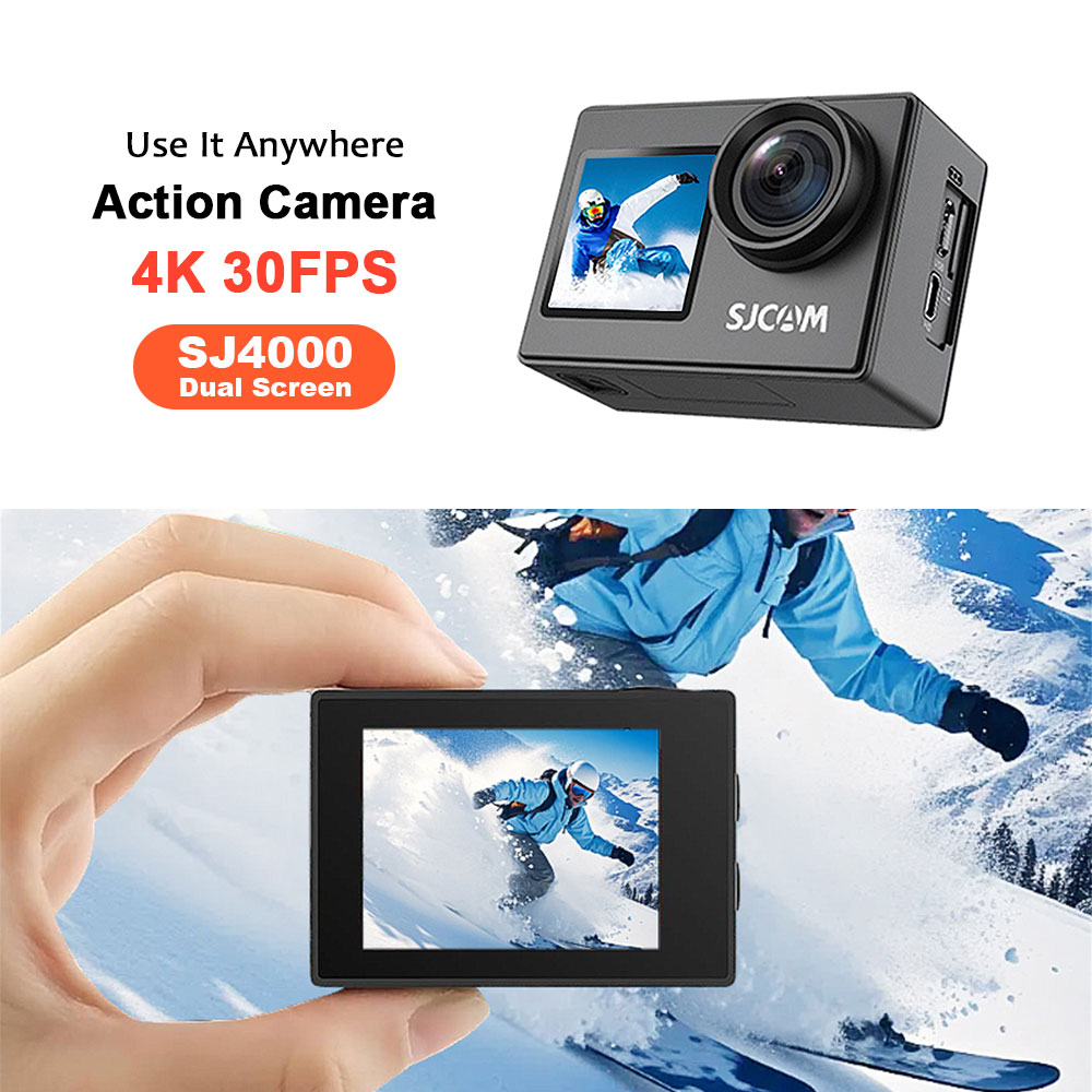 Kamera Aksi SJCAM SJ4000 4K/30 - Car Accessories Online ulasan dan harga